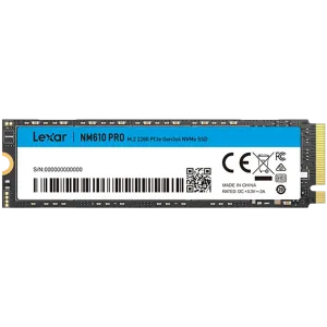 Lexar NM610 PRO 500GB M.2 PCIe Gen3 NVMe Internal SSD