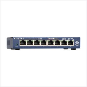 NETGEAR ProSafe GS108 Ethernet Switch - 8 Ports - 10/100/1000Base-T - 2 Layer Supported