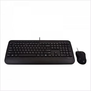 V7 Pro USB Keyboard & Mouse Combo US English QWERTY