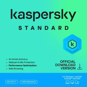 Kaspersky Standard for AFRICA ONLY (1 Device) - 1 Year