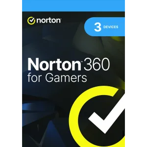 Norton 360 Gamer Edition - 3 Devices (Window, Mac, Android, iOS) - 1 Year Subscription