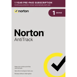 Norton AntiTrack 1 Device - 1 Year Subscription